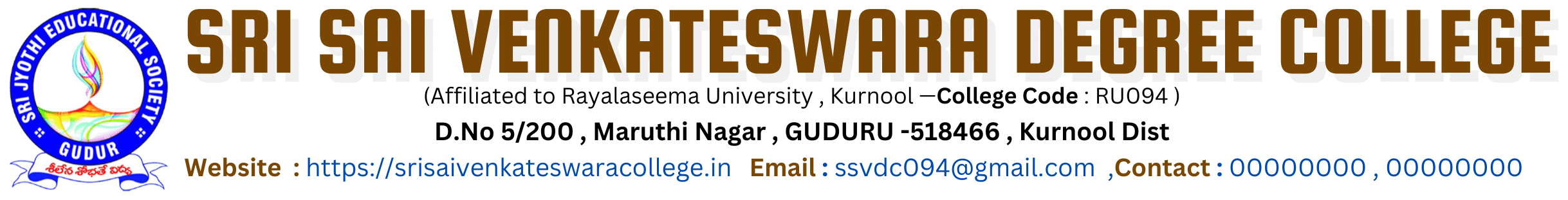 Sri Sai Venkateswara Degree College , Gudur